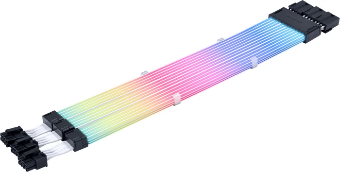 Lian Li Strimer Wireless P, Triple 8Pin, 3x 8-Pin PCIe Verlängerungskabel, RGB beleuchtet