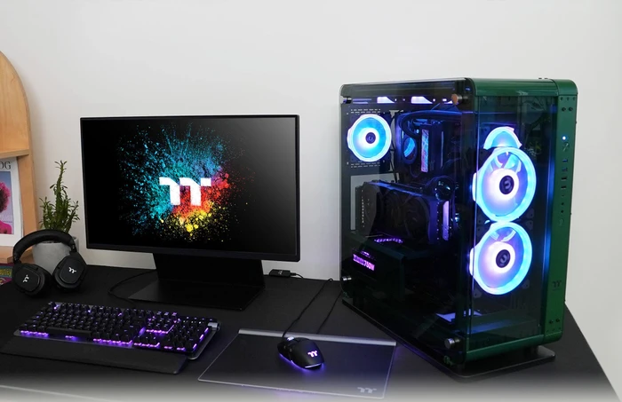 Thermaltake Core P6 TG Racing Green, Glasfenster