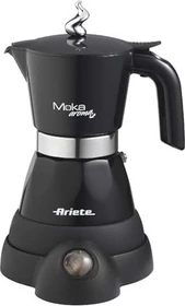 Ariete 1358/01 Moka Aroma Elektrischer Espressokocher schwarz