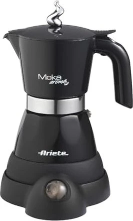 Ariete 1358/01 Moka Aroma Elektrischer Espressokocher schwarz