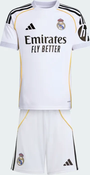 adidas Real Madrid 2025/2026 Heimausrüstung (Junior)
