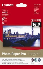 Canon PR-101 Pro Fotopapier hochglänzend weiß, 10x15cm, 245g/m², 20 Blatt