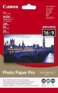 Canon PR-101 Pro Fotopapier hochglänzend weiß, 10x15cm, 245g/m², 20 Blatt