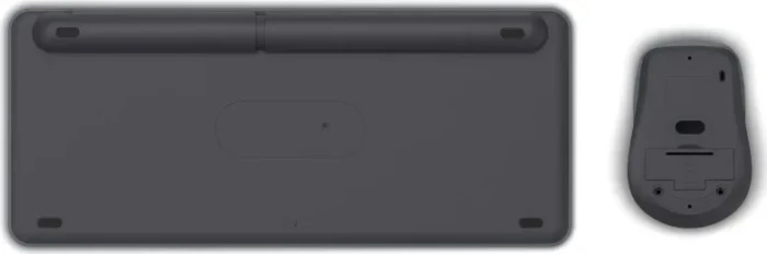 Hama WKM-500 Multi-Device-Tastatur-Maus-Set, klein, schwarz, USB/Bluetooth, DE
