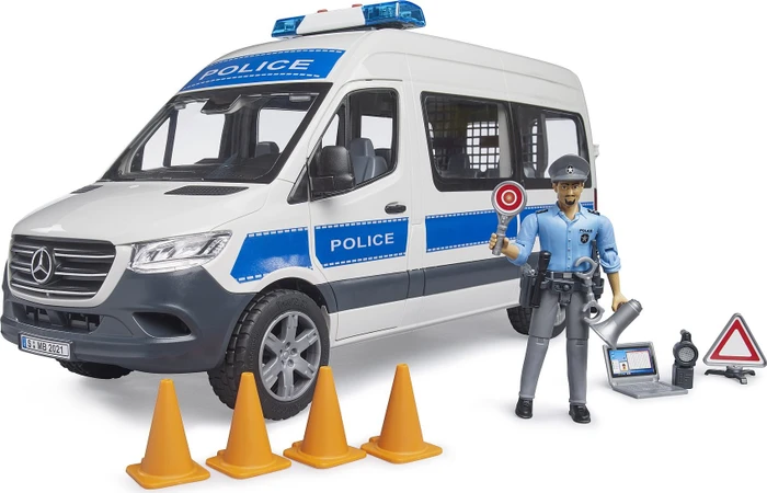 Bruder MB Sprinter Polizei Einsatzfahrzeug mit Light & Sound Modul