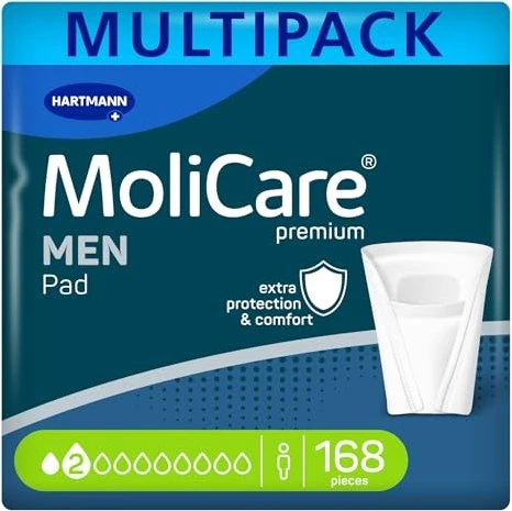Hartmann MoliCare Premium Men 2 Tropfen Hygieneeinlage, 168 Stück