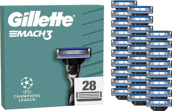 Gillette Mach3 Rasierklinge, 28 Stück