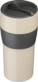 koziol Aroma To Go XL Isolierbecher 700ml nature desert sand/nature ash grey