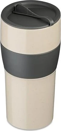 koziol Aroma To Go XL Isolierbecher 700ml nature desert sand/nature ash grey