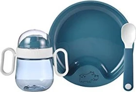 Mepal Mio Babygeschirr Kinderservice deep blue, 3-tlg.