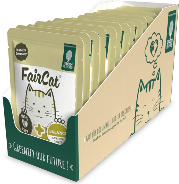 Green Petfood FairCat Balance, Huhn, 680g (8x 85g)