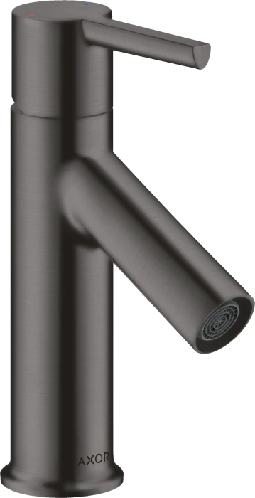 Hansgrohe Axor Starck Einhebel-Waschtischmischer 80 mit Hebelgriff und Ablaufgarnitur brushed black chrome