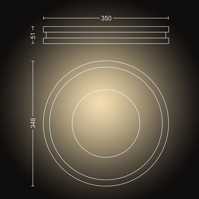 Philips Hue White Ambiance Being weiß