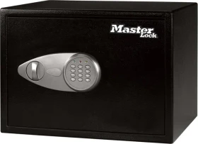 Master Lock X125ML Tresor, schwarz, Schlüsselschloss/elektronisches Zahlenschloss