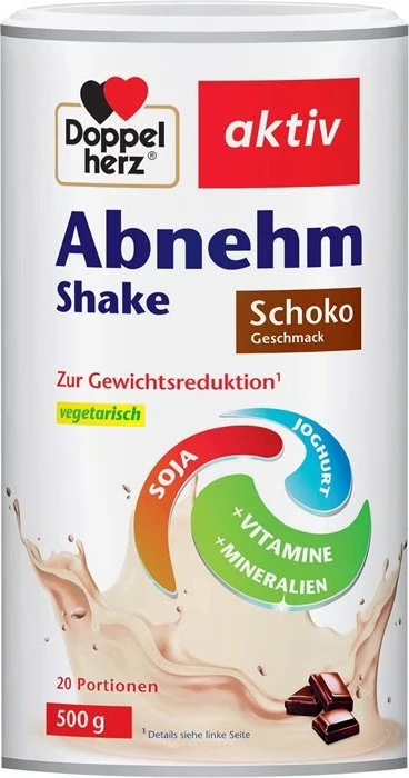 Doppelherz Abnehm Shake Schoko Pulver, 500g
