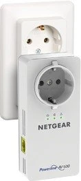 Netgear Powerline AV 600 PassThru XAVB6504 Kit, HomePlug, 4x RJ-45, 2er-Bundle