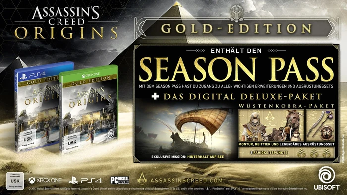 Assassin's Creed: Origins - Gold Edition (Xbox One/SX)
