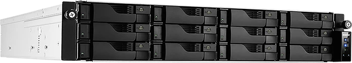 Asustor Lockerstor 1 12RD AS6512RD 72TB, 8GB RAM, 2x RJ-45 2.5GBase-T, 2x RJ-45 1000Base-T, 2HE