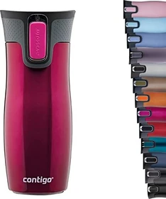 Contigo Autoseal West Loop Isolierbecher 470ml raspberry