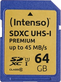 Intenso Premium R45 64GB, UHS-I U1, Class 10