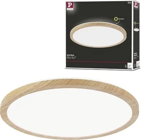 Paulmann Atria Shine Backlight LED Panel rund 16W holzoptik