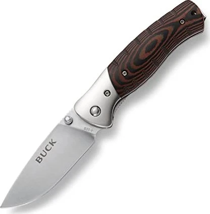 Buck 835 Small Selkirk Taschenmesser brown/black micarta