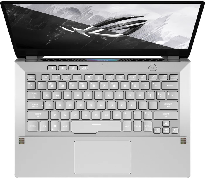 ASUS ROG Zephyrus G14 GA401QM-K2043T, Moonlight White, Ryzen 9 5900HS, 32GB RAM, 1TB SSD, GeForce RTX 3060, DE