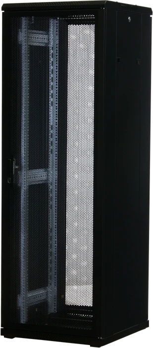 Rockstable 19" Serverschrank 37HE, Gitternetztür, IP2X, schwarz, 600mm tief