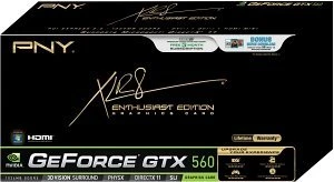 PNY GeForce GTX 560, 1GB GDDR5, 2x DVI, Mini HDMI