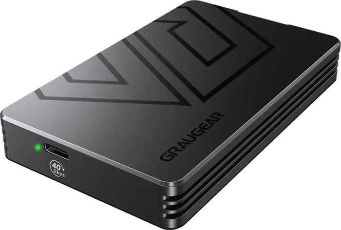 Graugear G-M2U4-40G01 USB 34 SSD-Gehäuse für M.2 2280 NVMe SSD, USB4