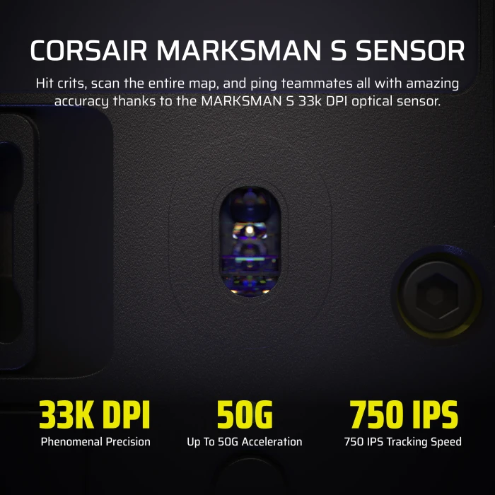 Corsair Scimitar Elite Wireless SE MMO, schwarz/gelb, USB/Bluetooth