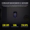 Corsair Scimitar Elite Wireless SE MMO, schwarz/gelb, USB/Bluetooth Vorschaubild