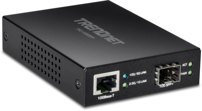 TRENDnet TFC Desktop 10G Medienkonverter, 1x RJ-45, 1x SFP+