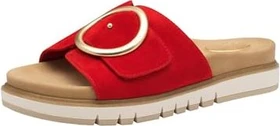 Tamaris Lederpantolette rot (Damen)