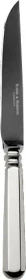 Robbe & Berking Alt-Spaten Steakmesser 150g versilbert/frozen black