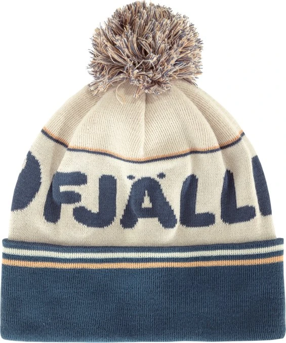 Fjällräven Pom Mütze chalk white/indigo blue