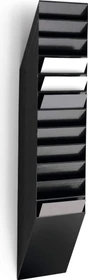 Durable Flexiboxx 12 Prospekthalter, 12 Fächer, A4, schwarz