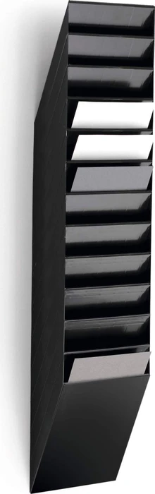 Durable Flexiboxx 12 Prospekthalter, 12 Fächer, A4, schwarz