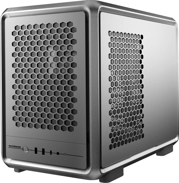 Cooler Master MasterFrame 400 Mesh, silber, Glasfenster