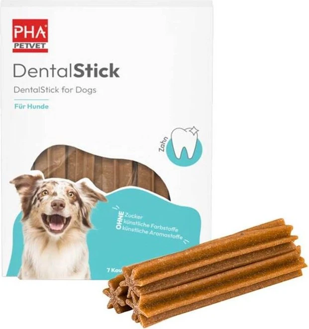 PHA PetVet DentalStick für Hunde, 7 Stück