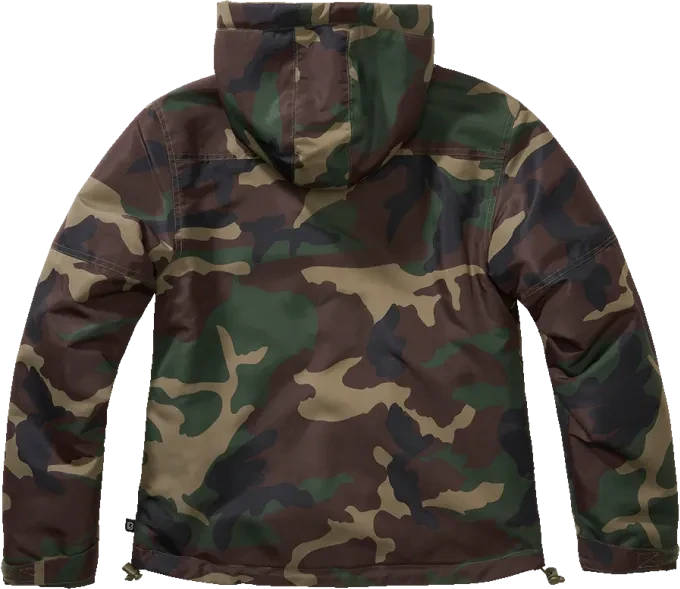 Brandit Windbreaker Frontzip Jacke woodland (Damen)