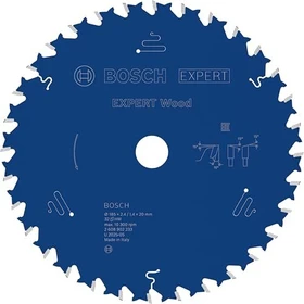 Bosch Professional Expert Wood Kreissägeblatt 32Z, 185x1.4x20mm, 1 Stück