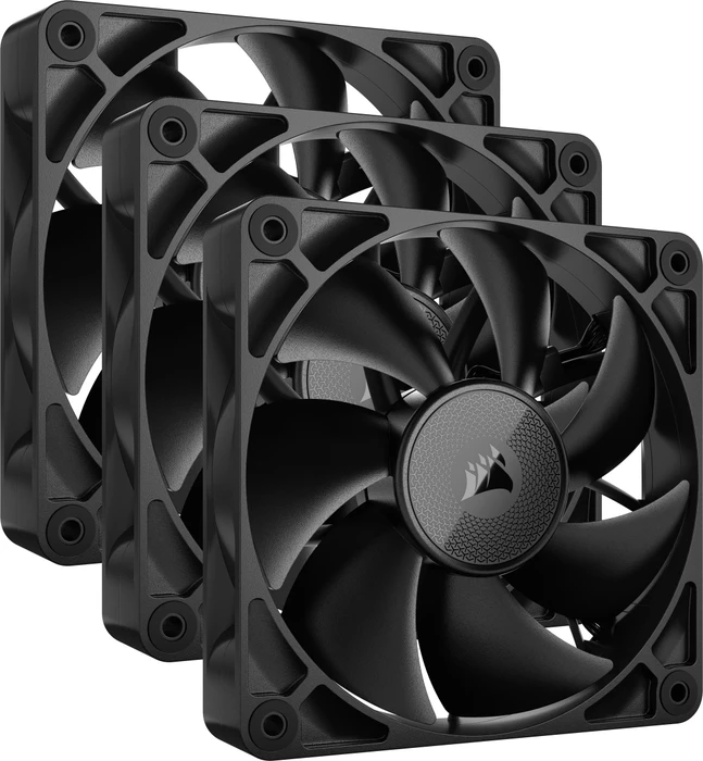 Corsair RX Series iCUE LINK RX120 PWM, schwarz, LED-Steuerung, 120mm, 3er-Pack