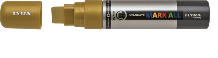 Lyra Graduate Mark All Permanentmarker 15mm gold