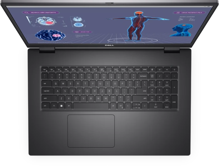 Dell Precision 7780, Core i7-13850HX, 16GB RAM, 512GB SSD, RTX 2000 Ada Generation, DE