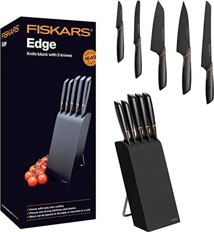 Fiskars Edge Knives in Block 5 pcs