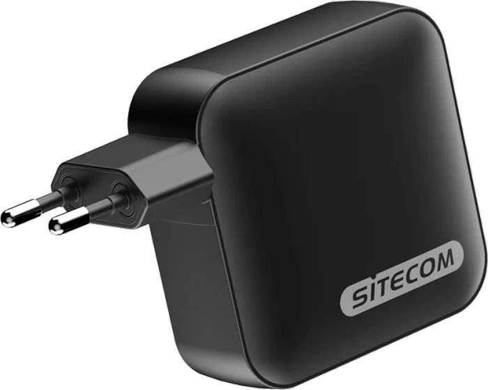 Sitecom 165W GaN Power Delivery Wall Charger schwarz