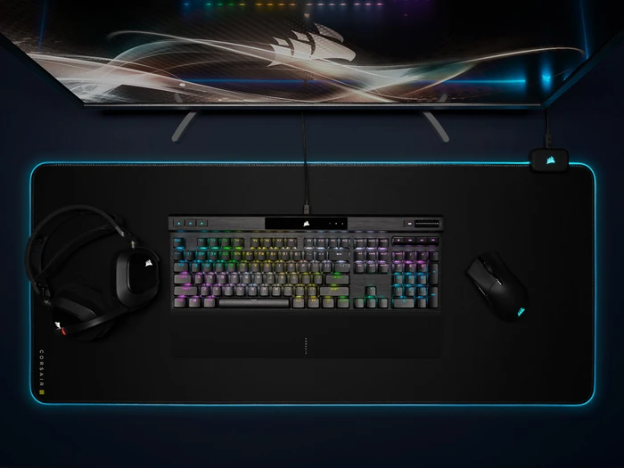 Corsair Gaming K70 RGB PRO, MX SPEED RGB Silver, USB, DE