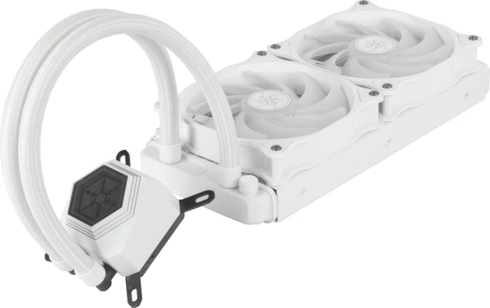 SilverStone Permafrost PF240W-ARGB, weiß, V2