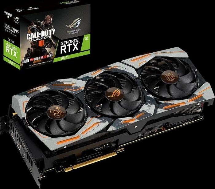 ASUS ROG Strix GeForce RTX 2080 Ti OC - Call of Duty - Black Ops 4, COD-BO4-ROG-STRIX-RTX2080TI, 11GB GDDR6, 2x HDMI, USB-C, 2x DP
